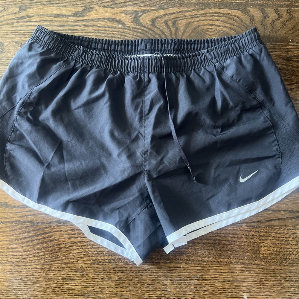 Women's Nike All Black Dri-Fit Running Shorts Size Small